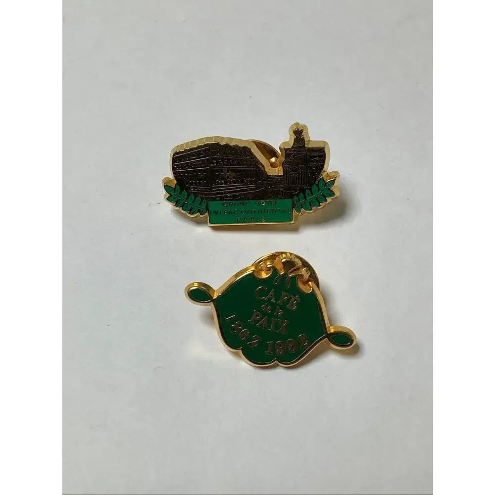Arthus Bertrand Paris France Cafe De La Paix & Intercontinental Hotel Pins A1-39